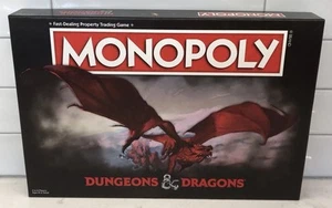 Monopoly Dungeons and Dragons Juego de Mesa Completo D&D Temático Monopoly - Imagen 1 de 10
