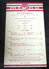 Original 1940 Pennsylvania Railroad PRR Trail Blazer Breakfast Menu Dining Car