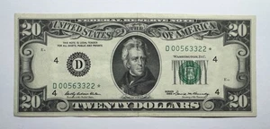 1969 $20 Federal Reserve Cleveland Star Notes - Picture 1 of 2