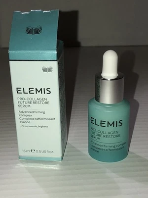 Suero reafirmante ELEMIS Pro-Collagen FUTURE RESTORE 0,5 fl oz / 15 ml NUEVO en caja Foto 1 de 4