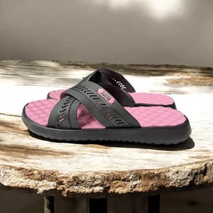 ACU Slides Womens Size 40 EU 9 US Rubber Straps Soles Cushion Beds Retired - Picture 1 of 12