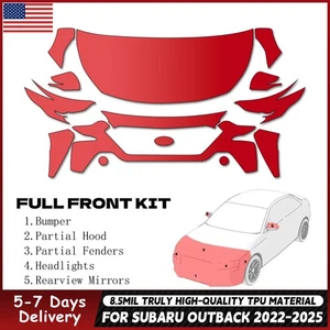 For Subaru Outback 2022-2025 Precut Paint Protection Film Clear Bra PPF TPU - Picture 1 of 19
