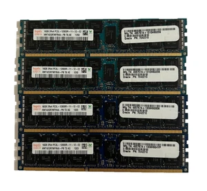 [64GB] LOT OF 4x16GB DDR3 ECC Hynix PC3L 12800R Server RAM - Picture 1 of 3