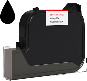 Cartucho de tinta solvente de secado rápido negro original 42 ml de repuesto para tinta de escritorio - Imagen 1 de 12