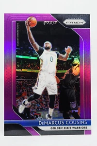 2018-19 NBA Panini Prizm Purple Prizm 7/75 DeMarcus Cousins #282 - Picture 1 of 2