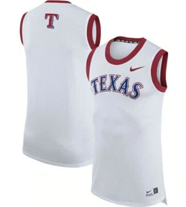 New Men's Texas Rangers Nike White Bro Tank Top Style 34185XRN2 Size 2XL - Picture 1 of 4