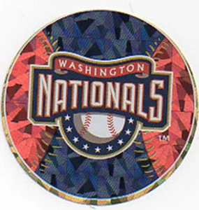 Pegatina de la MLB #30 con logotipo brillante de los Nacionales de Washington - Imagen 1 de 1