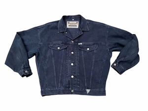Chaqueta de Jean Azul Vintage Guess George Marciano Años 80 Estilo Clásico Para Hombre Grande - Imagen 1 de 9