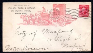 US 1907 ADVERTISING MOVERS OF SAFES AND HEAVY MACHINERY SHOWING CARRIAGE - Picture 1 of 2