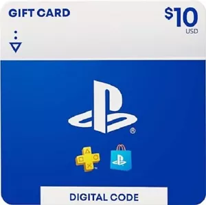 playstation network card 10$ dollar usa PSN ps5 store card - Picture 1 of 1