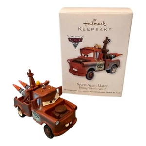 Hallmark Keepsake Secret Agent Mater Ornament Disney/Pixar Cars 2 Christmas 2011 - Picture 1 of 5