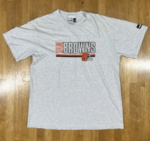 Camiseta Bordada de Fútbol Americano PUMA Cleveland Browns de Colección NFL Gris Mediano - Imagen 1 de 5