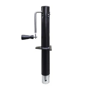 Trailer Jack Side Wind Tongue 2000lbs 15" Travel Rust-Inhibitive Surface - Picture 1 of 7