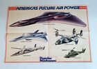 Affiche Popular Mechanics America's Future Air Power 14 1/2 po X 21 po