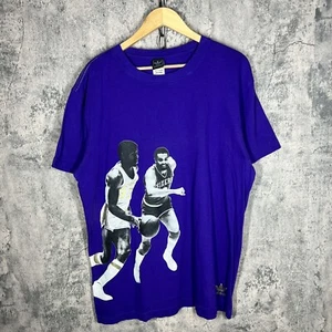 Vintage Adidas Magic Johnson T-Shirt Y2K Lila - Bild 1 von 6
