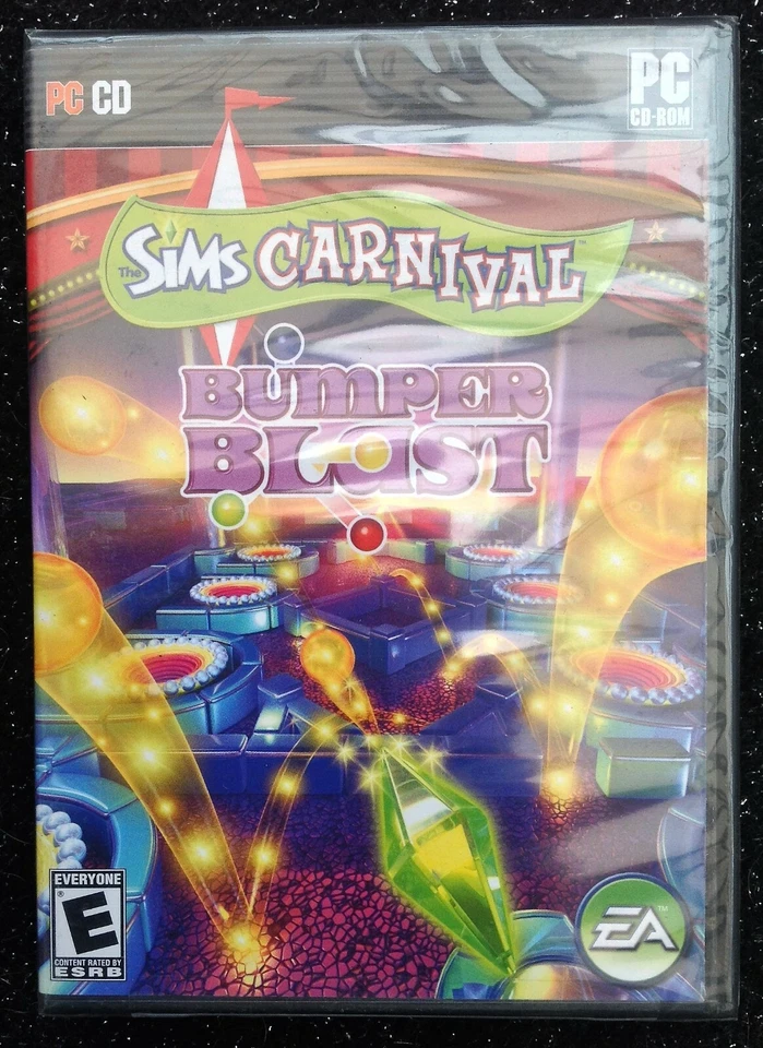 THE SIMS CARNIVAL BUMPER BLAST PC CD-ROM GAME new & sealed RARE EA ORIGINAL - Image 1 of 2