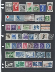 Canada 1952-1969 MNH Collection 35 Stamps #317/504 C$117. - Picture 1 of 3