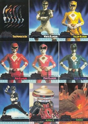 POWER RANGERS FLEER ULTRA THE MOVIE SET OF 150 CARDS AND POP-UP SET (24)+WRAPPER - Image 1 of 2