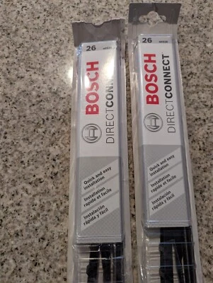 2 limpiaparabrisas originales Bosch Direct Connect 2009-2017 para Toyota Corolla 26" Foto 1 de 4