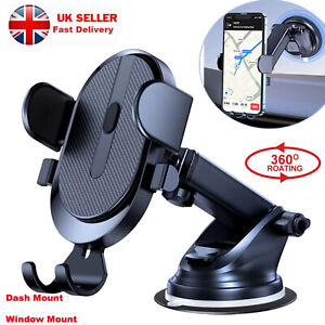 Universal Car Mobile Phone Holder 360 Windscreen Dashboard GPS Stand Cradle
