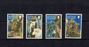 Cayman Islands: 1995  Christmas, Nativity Animals, MNH set - Picture 1 of 1
