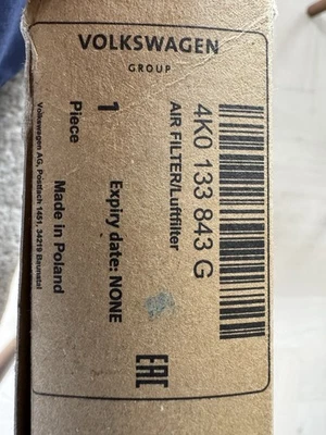 NUEVO FILTRO DE AIRE MOTOR AUDI RS6 AVANT C8 4K0133843G 4K0-133-843-G Foto 1 de 2