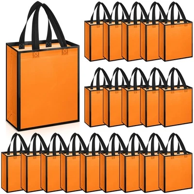 24 Piezas Bolsas de Regalo Reutilizables con Asas 10 x 8 x 4 Gracias No Tejidas Bolso Ba... Foto 1 de 4