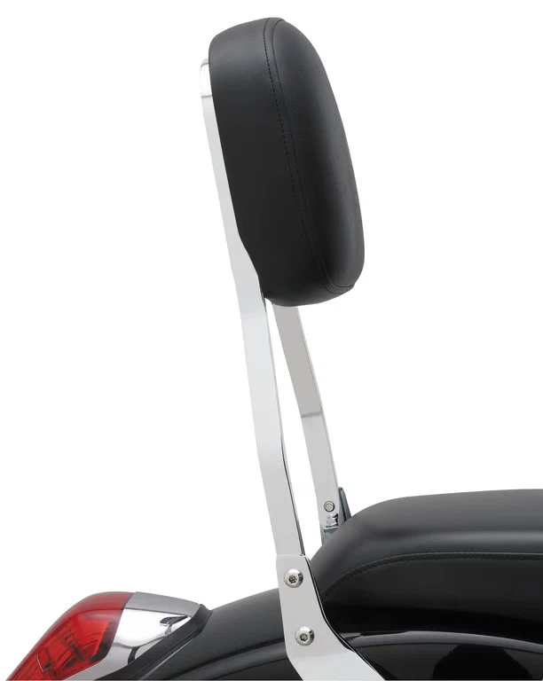 Cobra Short Square Sissy Bar - Bicicleta de rua cromada motocicleta 02-5635 1501-0061 - Imagem 1 de 3