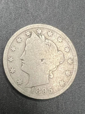 Liberty V Nickel-1895, full date - Image 1 of 3