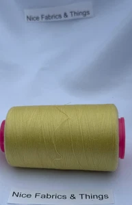 50 Spools - Yellow A007 Multi Purpose Sewing Thread - Picture 1 of 2