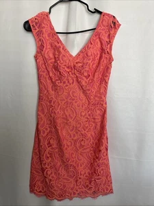 Lilly Pulitzer Damen Kleid rosa, orange Größe 2 #095 - Bild 1 von 15