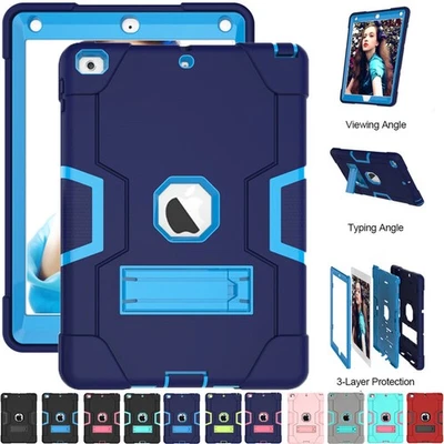 Funda protectora resistente a prueba de golpes para iPad 5/6/7/8/9/10/11ª generación Air Pro 11 12,9" Foto 1 de 4