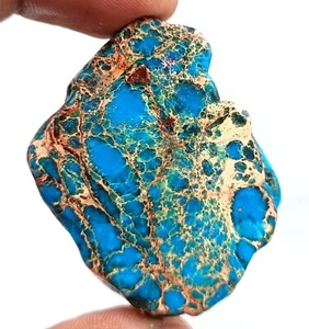 Piedras preciosas certificadas turquesa azul natural áspera sin cortar de 75,00 quilates 5 ATV - Imagen 1 de 6