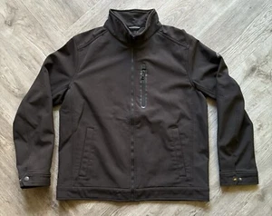 Nautica Soft Shell Jacket Coat Large Black Mens Used - Picture 1 of 11
