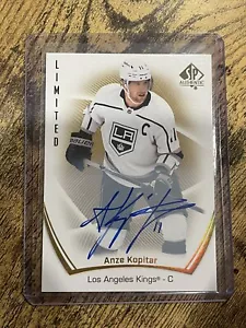 2021-22 SP Authentic Limited Auto Anze Kopitar kings. Hard Signed. Very Nice! - Picture 1 of 3