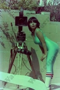 curvy woman glamour candid bikini lingerie Vintage 35mm Negative V2q10 - Picture 1 of 1