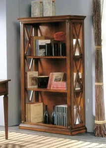 BÜCHERREGAL HOLZ NUSSBAUM STUDIO MÖBEL BÜRO SCHLAFZIMMER WOHNZIMMER - Bild 1 von 1