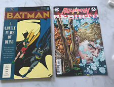 🔥BATMAN🔥1990 A Lonely Place of Dying  #1  💎+ BONUS AQUAMAN #1 Comic🔥 B&B !!