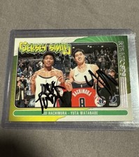 Rui Hachimura SIGNED Yuta watanabe AUTOGRAPH Jersey Swap Dual Auto Kanji Japan
