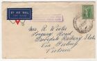 1941 Jul 9Th. Concession Air Mail. Darwin To Grovedale Railway Station.