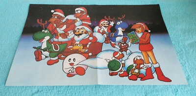 Club Nintendo - Mario Donkey Kong und Link Weihnachten - Poster - 42x28cm - 1995 - Bild 1 von 3