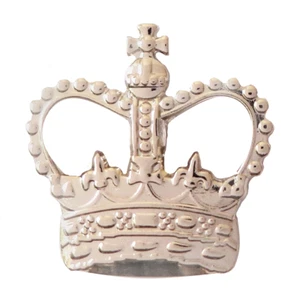Reino Unido Reino Unido Corona de San Eduardo Níquel Pin Insignia - Imagen 1 de 3