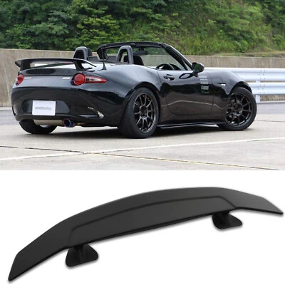 For Mazda Miata MX-5 NB NC ND 46" Rear Trunk Spoiler GT Racing Wing Matte Black Foto 1 de 4