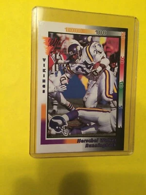 1992 Wild Card Football Herschel Walker No 63 - Image 1 of 2