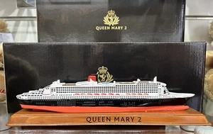 New In Box Cunard QM2 Queen Mary 2 Ocean Liner Cruise Ship Model Southampton NYC - Picture 1 of 1
