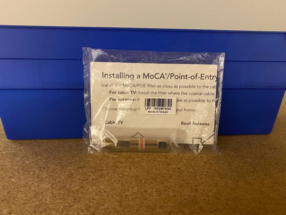 TiVo Authorized MoCA / Point of Entry (PoE) Filter LPF-1002M7SGC NEW Sealed - Image 1 of 1