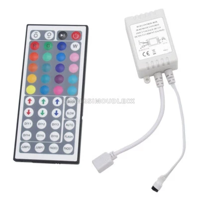 44 Key IR Remote Controller Dimmer 12V For 5050 3528 SMD RGB LED Strip Light - Bild 1 von 4