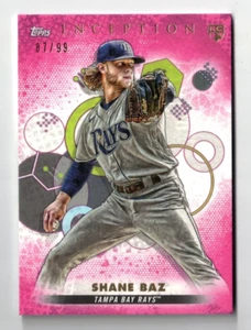 2022 Topps Inception PINK RC Shane Baz #62! Tampa Bay Rays! Rookie! /99 - Picture 1 of 2