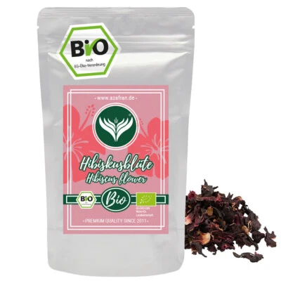 Organic Hibiscus Flowers, Hibiscus Whole Flowers 250g - Image 1 of 4