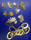 D~47] Job lot jewellery Necklace Pendent gold hue Chain bracelets Beads